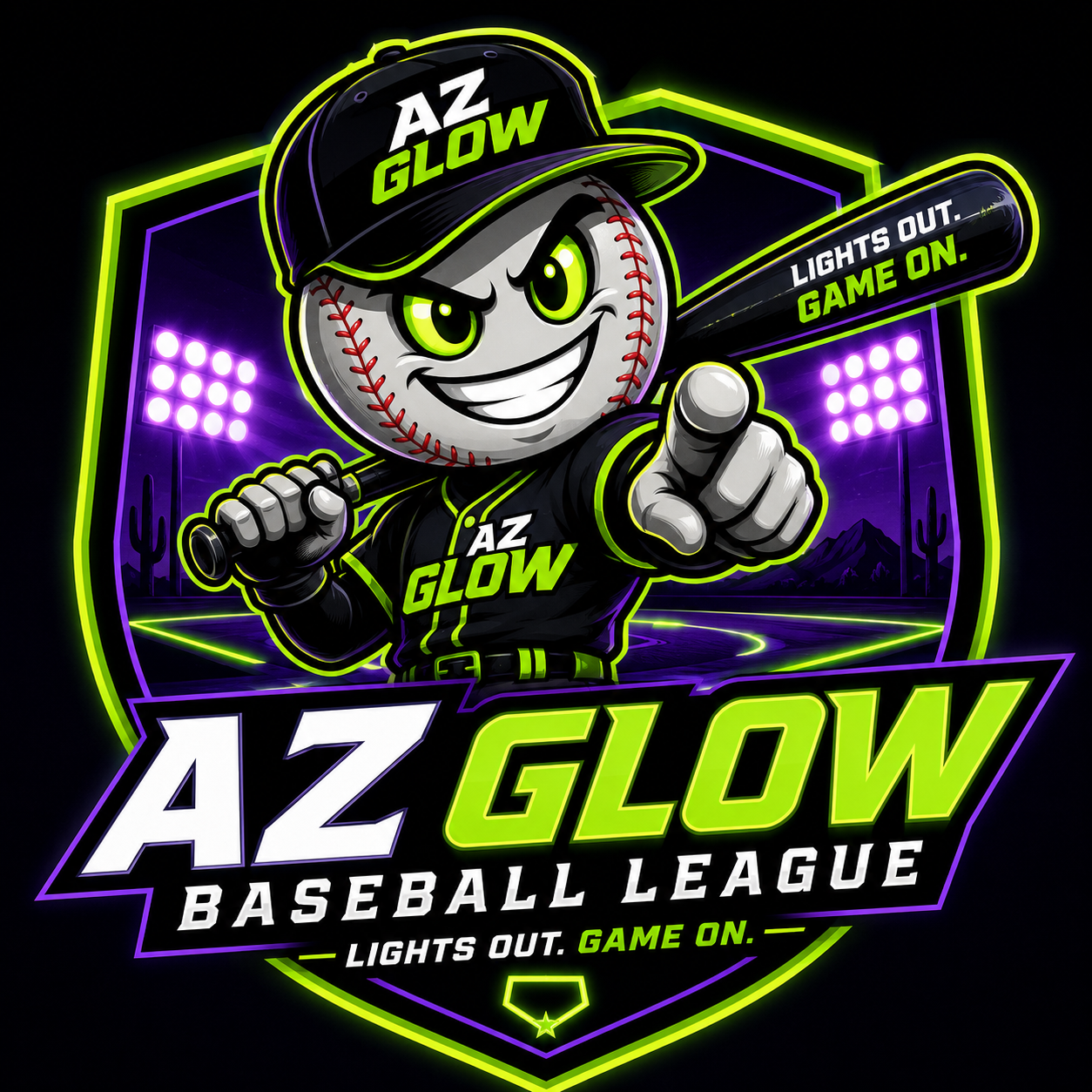AZ Glow mascot